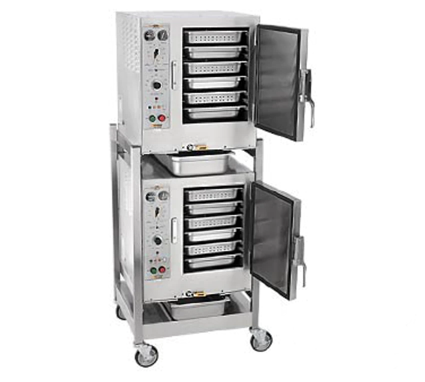 AccuTemp S64803D140 DBL 6 Pans Two Steam'N'Hold Boilerless Convection Steamer - 480 Volts 3 AccuTemp S64803D140 DBL 6 Pans Two Steam'N'Hold Boilerless Convection Steamer - 480 Volts