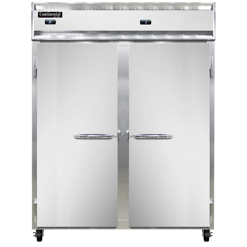 Continental Refrigerator 2RFE-SA 57" W Two-Section Solid Door Reach-In Extra-Wide Refrigerator/Freezer 3 Continental Refrigerator 2RFE-SA 57" W Two-Section Solid Door Reach-In Extra-Wide Refrigerator/Freezer