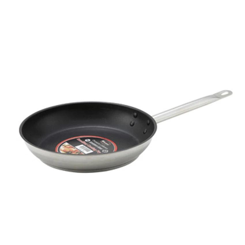 Winco SSFP-9NS 9.5" Stainless Steel And Aluminum Premium Fry Pan 3 Winco SSFP-9NS 9.5" Stainless Steel And Aluminum Premium Fry Pan