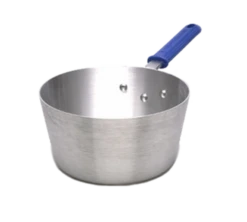 Vollrath 434312 3.75 Qt. 11 Gauge Aluminum Alloy Cool Handle With EverTite Riveting Wear-Ever Tapered Sauce Pan