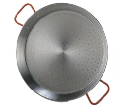 Matfer Bourgeat 71050 27-1/2" Steel Round Paella Pan