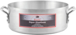 Winco AXBZ-28 28 Qt. Aluminum Round Professional Brazier