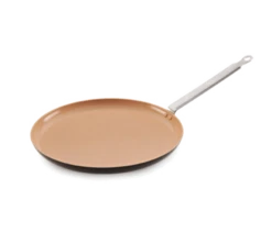 Matfer Bourgeat 666228 11" Dia. Aluminum Elite Crepe Pan