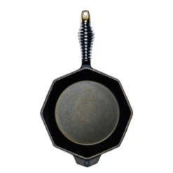 Lodge S8-10001 8" Octagonal Cast Iron With Stainless Steel Spring Handle Finex® Skillet -Tableware Shop Sales b043722f b82d 41bc a3a6 5b3793fb0191 62685.1700694415
