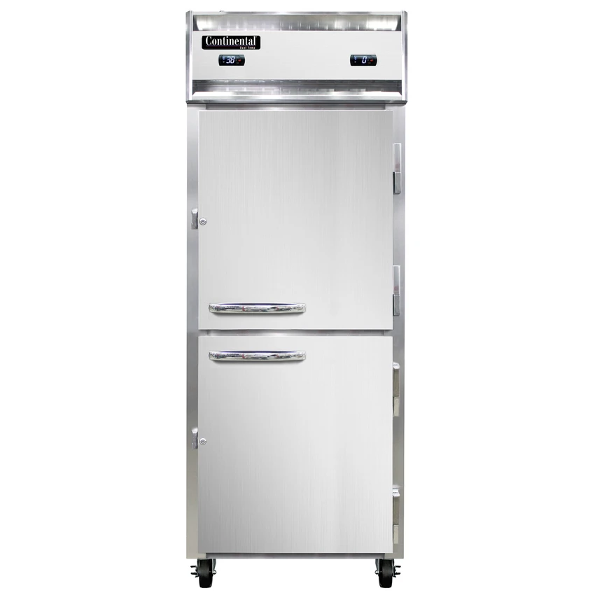 Continental Refrigerator 1RFENSAHD 28.5" W One-Section Solid Door Reach-In Extra-Wide Refrigerator/Freezer 3 Continental Refrigerator 1RFENSAHD 28.5" W One-Section Solid Door Reach-In Extra-Wide Refrigerator/Freezer