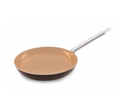 Matfer Bourgeat 665224 9.5" Stainless Steel And Aluminum Elite Fry Pan