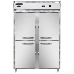 Continental Refrigerator DL2RW-SA-PT-HD 52" W Two-Section Pass-Thru Designer Line Refrigerator/Heated Cabinet
