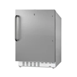 Summit ALRF48CSS 19.88" W Stainless Steel Undercounter Refrigerator-Freezer