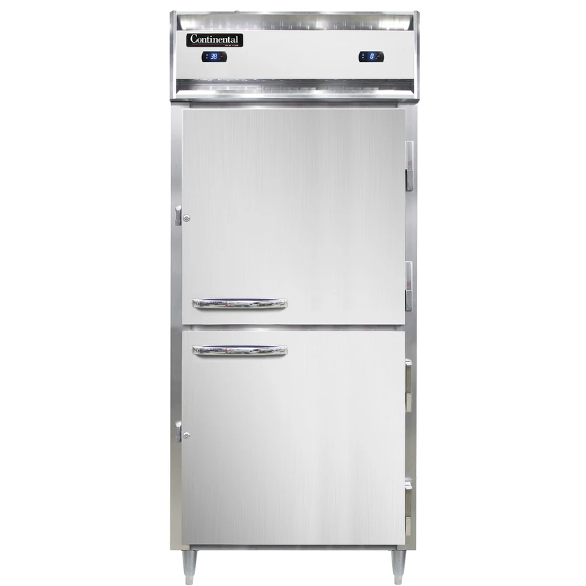 Continental Refrigerator DL1RFXS-HD 36.25" W One-Section Solid Door Reach-In Designer Line Refrigerator/Freezer 3 Continental Refrigerator DL1RFXS-HD 36.25" W One-Section Solid Door Reach-In Designer Line Refrigerator/Freezer