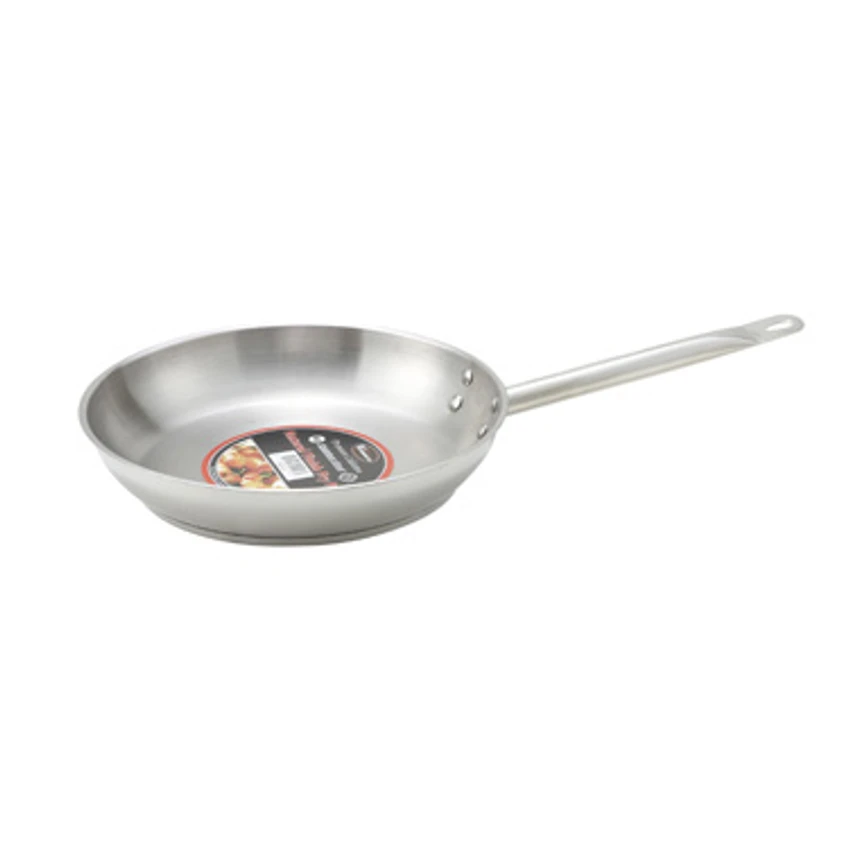 Winco SSFP-14 14.25" Stainless Steel And Aluminum Premium Fry Pan 3 Winco SSFP-14 14.25" Stainless Steel And Aluminum Premium Fry Pan