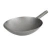 Vollrath 58814 14" Dia. X 3 7/8"H 18 Gauge Carbon Steel Wok Pan With Tubular Handle Induction Wok Pan