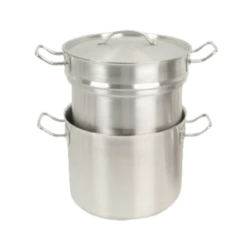 Thunder Group SLDB020 20 Qt. Stainless Steel Encapsulated Base Double Boiler With Cover