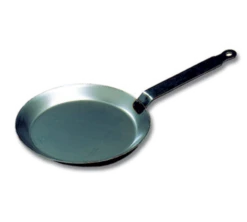 Matfer Bourgeat 062031 7" Dia. Steel Round Crepe Pan