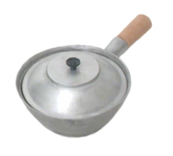 Town 34750/DZ 32 Oz. Aluminum Sauce Pan - 1 Dozen