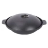 Winco CSW-75 7" 19 Oz. Cast Iron Black Round Mini Casserole Wok (1 Set) -Tableware Shop Sales c9448ea5 7405 4da5 9600 2d69720b857c 25165.1678657687