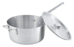 Winco ASP-7 7 Qt Aluminum Sauce Pan