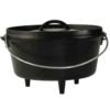 Lodge L10DCO3 5 Qt. Black Cast Iron Round Camp Dutch Oven With Cover 1 Lodge L10DCO3 5 Qt. Black Cast Iron Round Camp Dutch Oven With Cover -Tableware Shop Sales cf14f374 cc3c 4ab6 a650 a2ea65642415 34448.1700694047