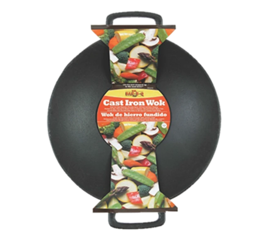 Chef Master 06106X Cast Iron Mr. Bar-B-Q Classic Prestige Grill Topper Wok 3 Chef Master 06106X Cast Iron Mr. Bar-B-Q Classic Prestige Grill Topper Wok