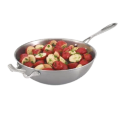 Vollrath 49418 5.19 Qt. 3-Ply Miramar Display Cookware Stir Fry Pan