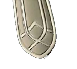 Bon Chef S1400 6.28" 18/10 Stainless Steel Viva Teaspoon