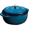 Lodge EC6D33 6 Qt. Blue Porcelain Enameled Cast Iron Round Dutch Oven With Cover -Tableware Shop Sales e4f6b31a e396 4031 af41 f42cd0a8e4f1 51307.1700694788