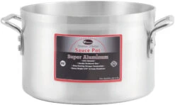 Winco AXAP-40 40 Qt. Aluminum Professional Sauce Pot