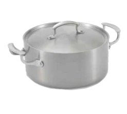 Vollrath 49411 9-1/2" Dia. Stainless Steel / Aluminum Miramar Display Cookware Casserole