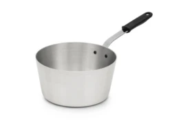 Vollrath 68307 7 Qt. 11 Gauge Aluminum Alloy With Natural Finish Wear-Ever Tapered Sauce Pan