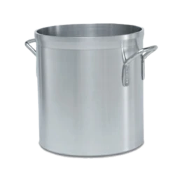Vollrath 68700 120 Quart 2 Ga. Heavy Duty Aluminum Welded Handles Natural Finish Double-Thick Top & Bottom Classic Select Stock Pot
