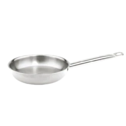 Thunder Group SLSFP011 11" Dia. Stainless Steel Round Welded Handle Fry Pan