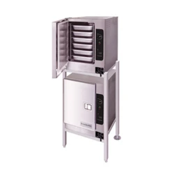 Cleveland 22CET66.1 SteamChef 6 Double Deck 12 Pan Electric Floor Steamer - 208-240 Volts