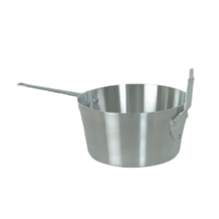 Thunder Group ALSF002 7 Qt. Aluminum Mirror Finish Fry Pot Fits Basket SLFB002